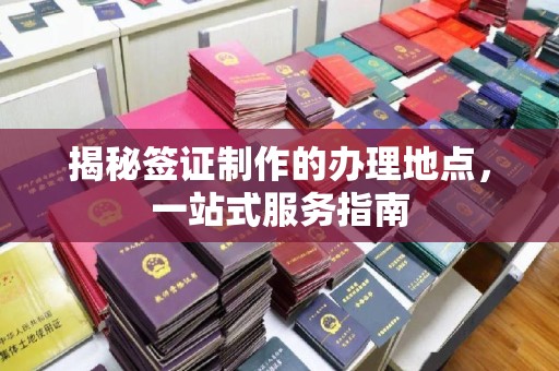 都安揭秘签证制作的办理地点，一站式服务指南