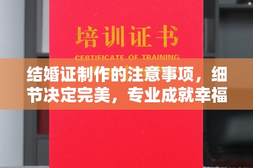 都安结婚证制作的注意事项，细节决定完美，专业成就幸福